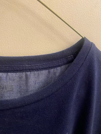 Navy pyjama top (XL)