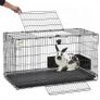 Pets Medium Wabbitat Rabbit Cage, Grid Mesh Floor, Removable Tray, Top & Front Door Access, Rust Resistant Finish, No Tools Required Image 5