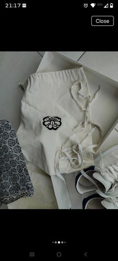 Alexander McQueen Oversized Leather Sneakers