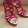 Pink lazercut BIBA heels Image 4