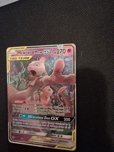 Pokemon Card : Mewtwo&mew gx tagteam