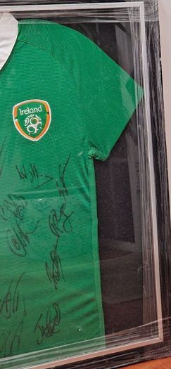 Signed Framed Ireland Euro 2016 Shirt
