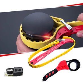 Belt Wrench Oil Filter Puller Strap Spanner Chain Wrench Strap Opener Adjustable Strap Opener Cartridge Disassembly Tool