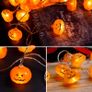 6M/19.8FT 40LEDs Halloween Decorations Halloween Pumpkin String Lights, Waterproof Halloween Decor Outdoor Indoor for Halloween Christmas Festivals Party Gate Patio Garden Yard Image 3