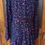 BNWTS NEW LOOK CURVES Ladies Blue animal print dress size 26 includes postage Image 3