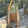 MID CENTURYPAIR OF CRANES hand carved Buffalo / cow horn Image 3