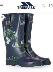 Trespass wellies size 5