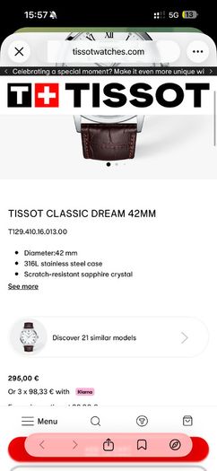 Tissot Classic Dream 42mm