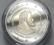 Monaco 2 Euro Base Metals Proof Coin 2024 - 500th Anniversary of the Principality of Monaco