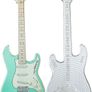 FENDER Stratocaster Guitar 1 Oz Silver Coin 2 Dollars Solomon Islands 2022 Image 3