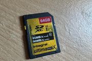 SanDisk SD Card 64gb Integral Pro
