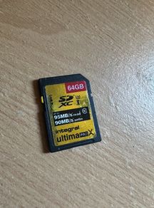 SanDisk SD Card 64gb Integral Pro