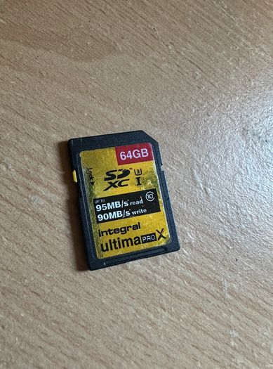 SanDisk SD Card 64gb Integral Pro