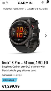 Garmin fenix 8 pro 51mm Amoled Brand New Sealed RECEIPT