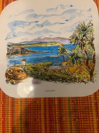 Vintage Glengarrif cork mat