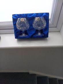 cavan crystal brandy glasses