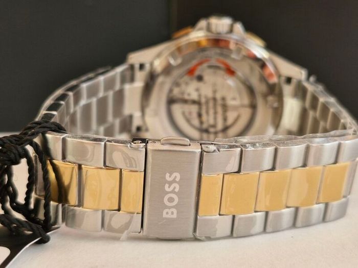 BOSS Men's Troper Automatic (42mm) Blue Dial / Two-Tone Stainless Steel Bracelet 1514201