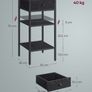 Side Table with Drawer white or black Image 7