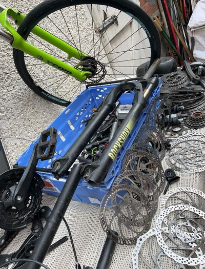 bike and parts