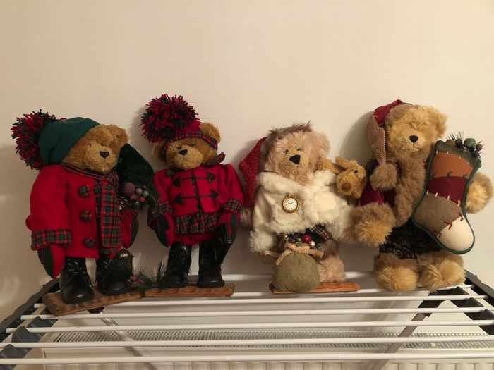 Vintage Christmas Teddies