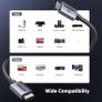 HDMI 2.1 Cable Certified 10K 8K 4K 1440P@240/165/120Hz eARC HDR Dolby Vision Atmos HDCP 2.3 48Gbps Ultra High Speed Compatible with PS5 Xbox Series X/S Laptop TV Soundbar Game Monitor PC(1M) Image 6