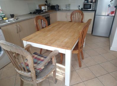 Table and Chairs solid wood