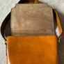Vintage Micarl French Leather Shoulder Bag Tan Cognac Image 4