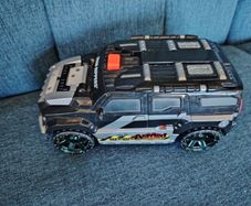 Black Heavily Armed Car