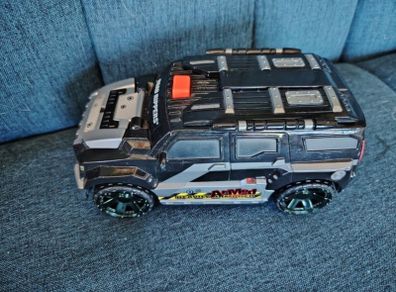 Black Heavily Armed Car