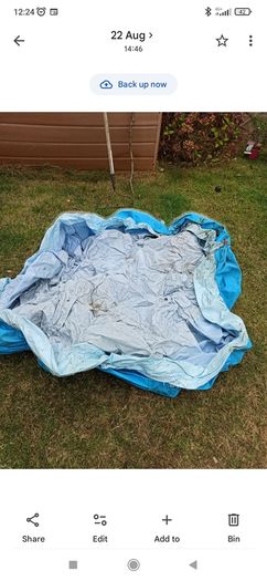 Small pool needs cleaning