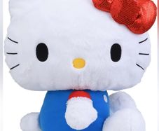 Hello Kitty - 45th Anniversary Giga Jumbo Sequin Ribbon Plush