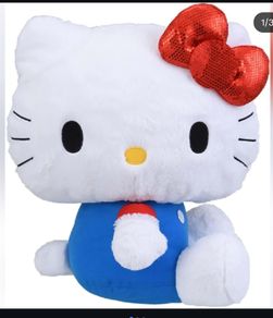 Hello Kitty - 45th Anniversary Giga Jumbo Sequin Ribbon Plush