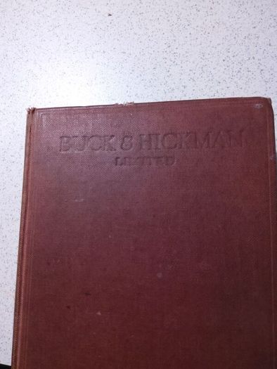 buck and hickman 1953 proper tool book