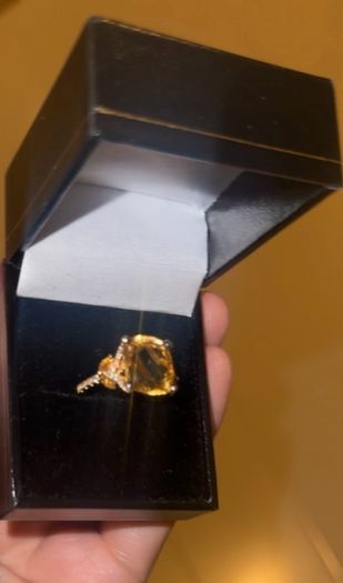 Citrine ring