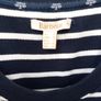 Barbour Navy/Off White Cotton Dress UK 10 Image 2