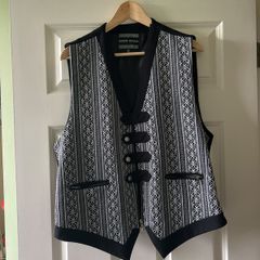 Stylish black & white vest