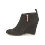 Clarks plus Lorenzo Ocean Black Suede wedge booties Image 4