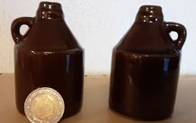 salt and pepper pot's ( cider flagon's)