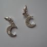 Moon earrings, Stud earrings, Costume jewellery, Earrings Image 2