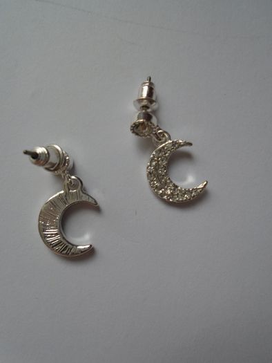 Moon earrings, Stud earrings, Costume jewellery, Earrings