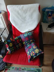 Beautiful Red Ikea - Rocking Arm Chair