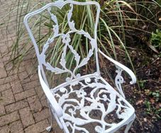 cast iron garden chairs