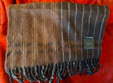 Jaeger wool and angora scarf REDUCED