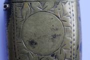Antique Engraved Vesta Case Match Striker