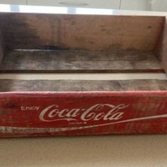 Coca Cola American Wood Crate 70's