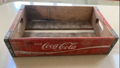 Coca Cola American Wood Crate 70's