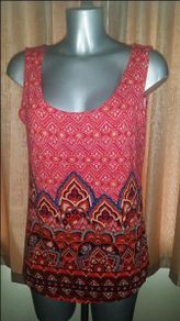 George red print top size UK16/18 EU44/46 Postage included
