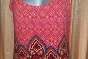 George red print top size UK16/18 EU44/46 Postage included
