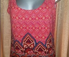 George red print top size UK16/18 EU44/46 Postage included
