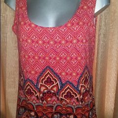George red print top size UK16/18 EU44/46 Postage included